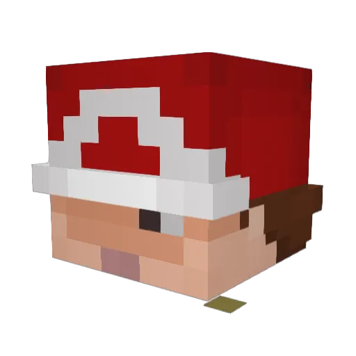VivaLaGinger7 Minecraft avatar head, 3D render