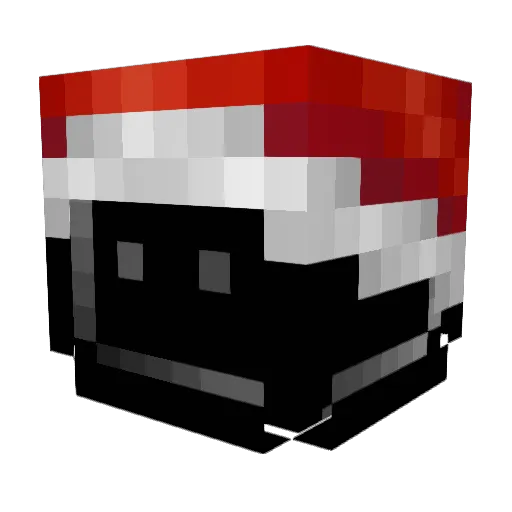 VivaLaVda Minecraft avatar head, 3D render
