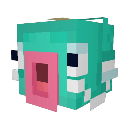 VivaRoY Minecraft avatar head, 3D render