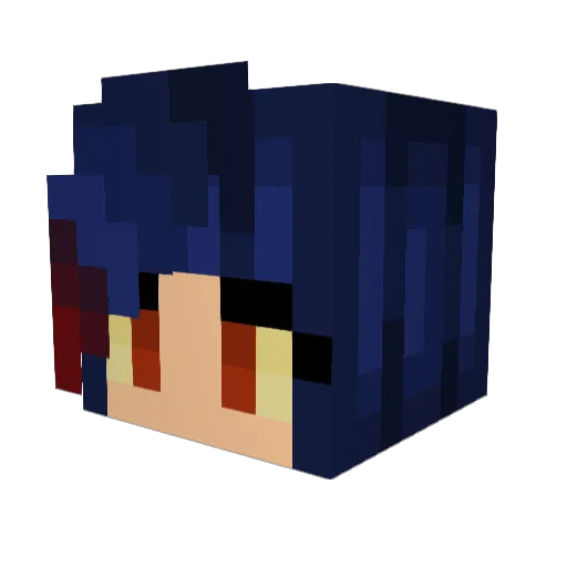 Viva_Lexie Minecraft avatar head, 3D render