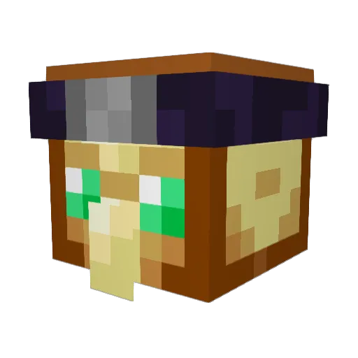 ViveMinecraftbg Minecraft avatar head, 3D render