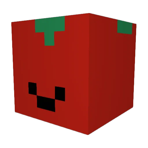 Viven564 Minecraft avatar head, 3D render