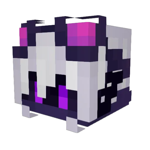 ViviDoseStuff Minecraft avatar head, 3D render