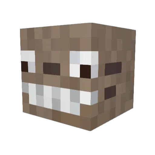 ViviKraus Minecraft avatar head, 3D render