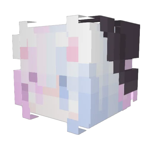 Vivi_Vera Minecraft avatar head, 3D render