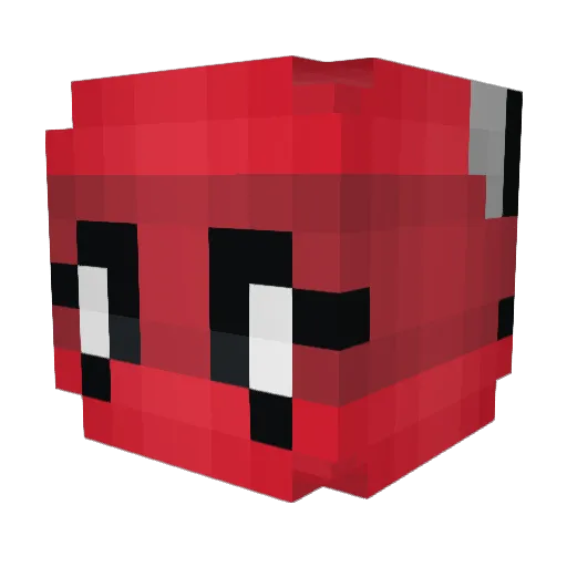 VivianExists Minecraft avatar head, 3D render