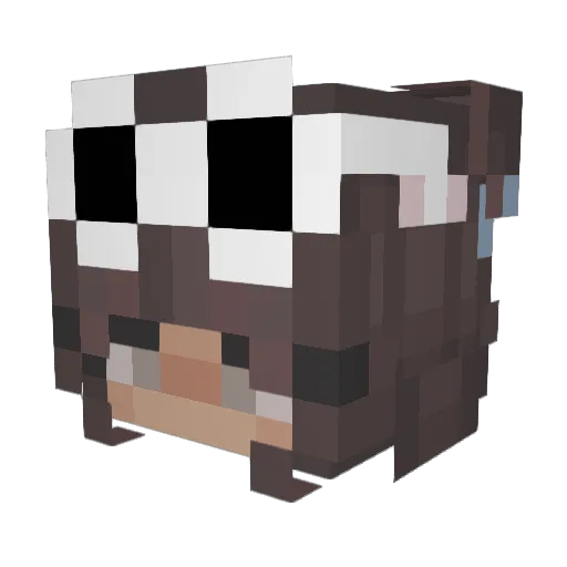 Vivica_ Minecraft avatar head, 3D render