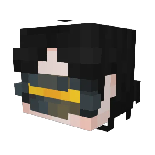 VividHorizon Minecraft avatar head, 3D render