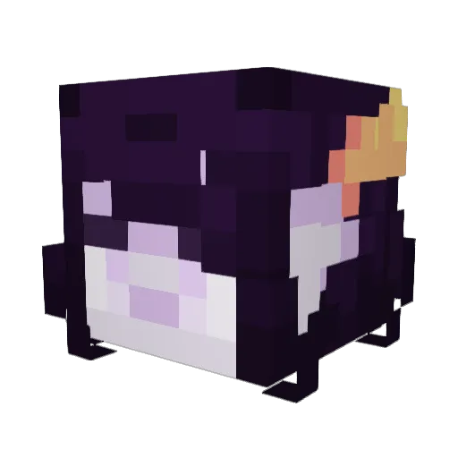 Vivielle420 Minecraft avatar head, 3D render