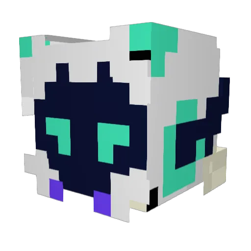 Vivisprite Minecraft avatar head, 3D render