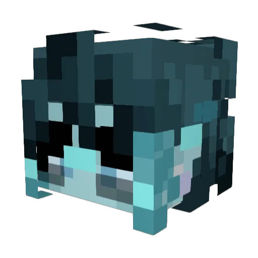 Vivyn13 Minecraft avatar head, 3D render