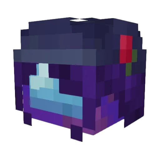 Vix_en Minecraft avatar head, 3D render
