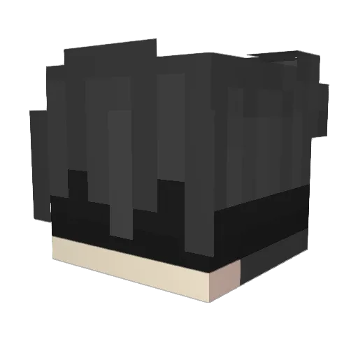 VixenVenomous Minecraft avatar head, 3D render
