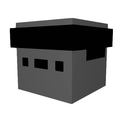Vixenno Minecraft avatar head, 3D render