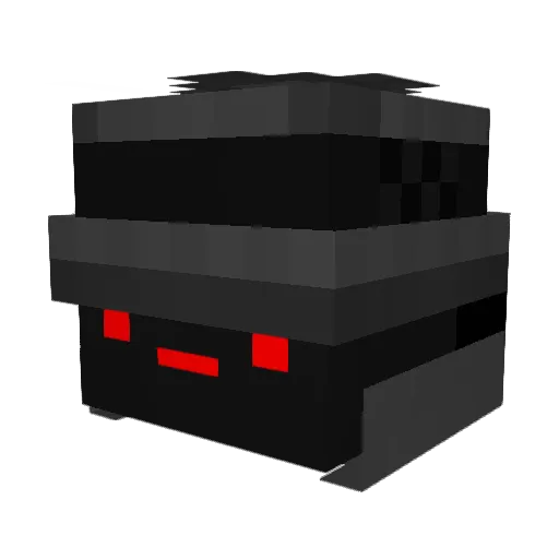 Vixo__ Minecraft avatar head, 3D render