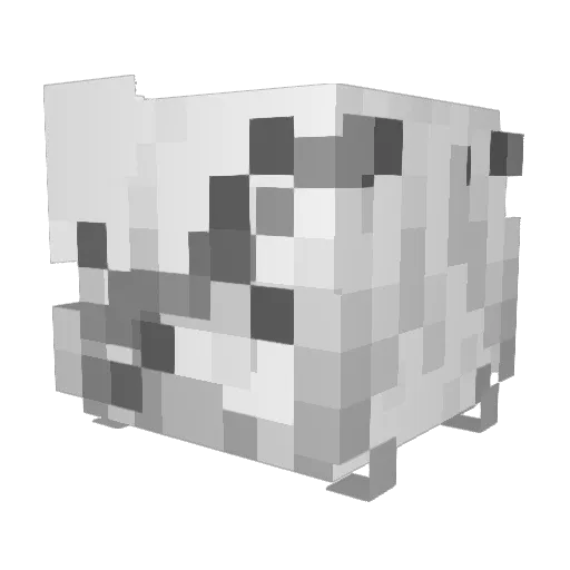VixuuVI Minecraft avatar head, 3D render