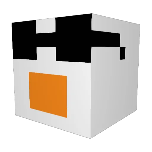 Vizard1 Minecraft avatar head, 3D render