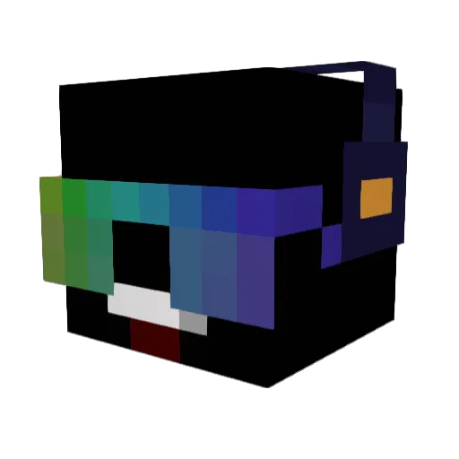 Vizenboy_ Minecraft avatar head, 3D render