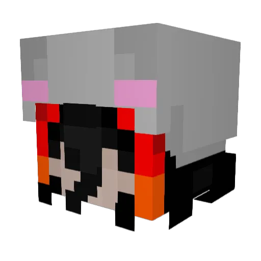 VizioG Minecraft avatar head, 3D render