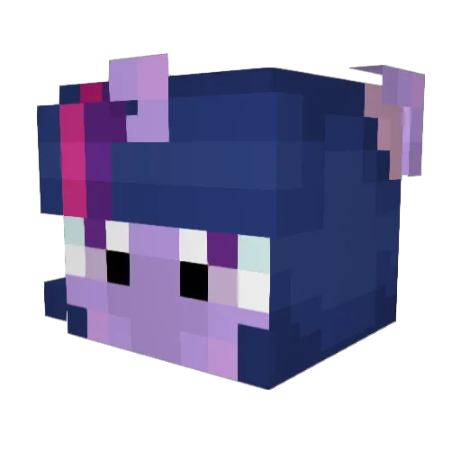 Vizlet Minecraft avatar head, 3D render