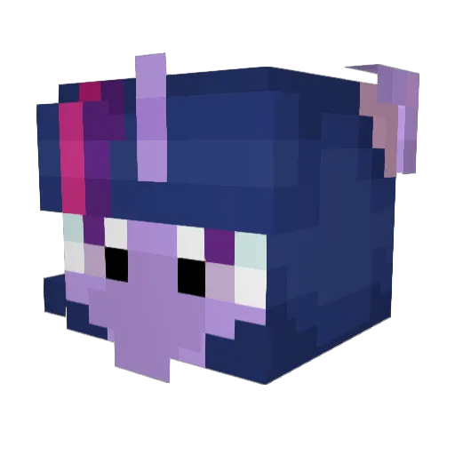 Vizlet Minecraft avatar head, 3D render