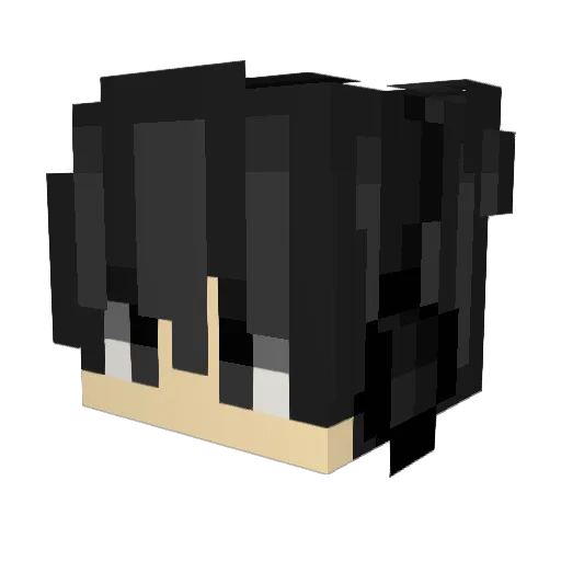 Vizualize Minecraft avatar head, 3D render