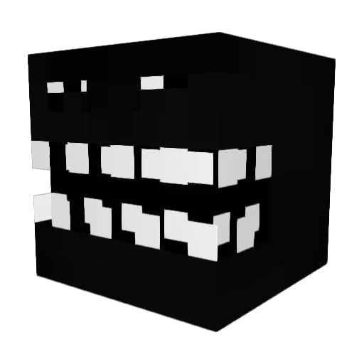 Vizzacre Minecraft avatar head, 3D render