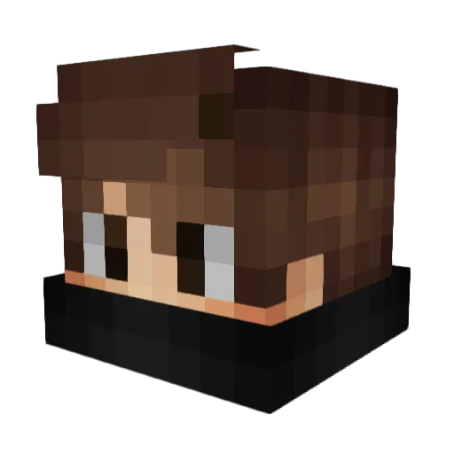 VizzitionHD Minecraft avatar head, 3D render