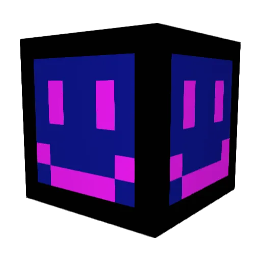 Vizzlo_ Minecraft avatar head, 3D render