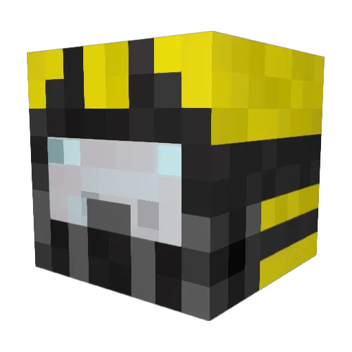 VizzyWizzy Minecraft avatar head, 3D render