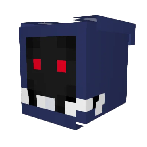 Vizzy_og Minecraft avatar head, 3D render