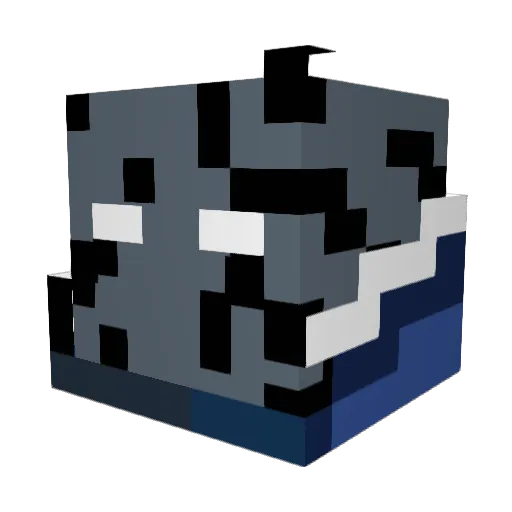 Vkeralvin Minecraft avatar head, 3D render