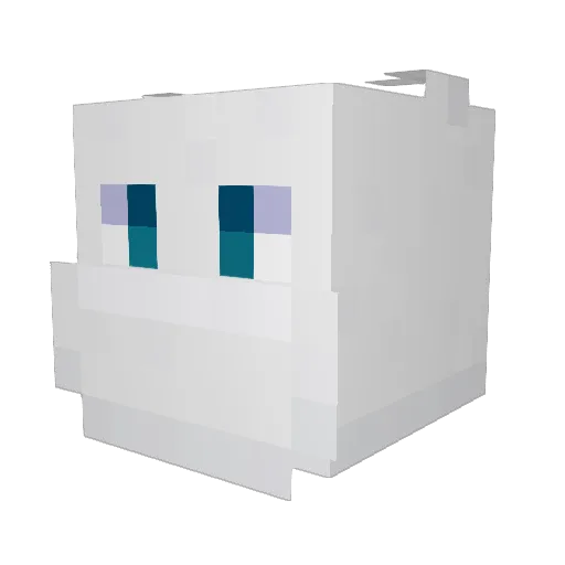 Vkhonggraphan Minecraft avatar head, 3D render