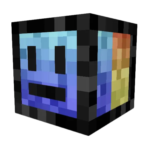 VkilluaV14 Minecraft avatar head, 3D render