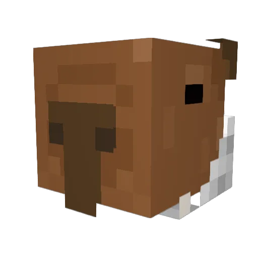 Vlad2023 Minecraft avatar head, 3D render