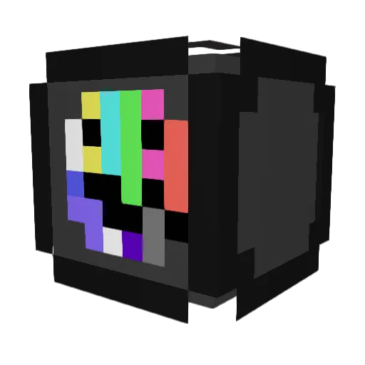 VladN Minecraft avatar head, 3D render