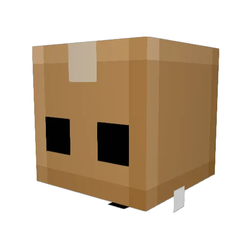 VladPlohar Minecraft avatar head, 3D render