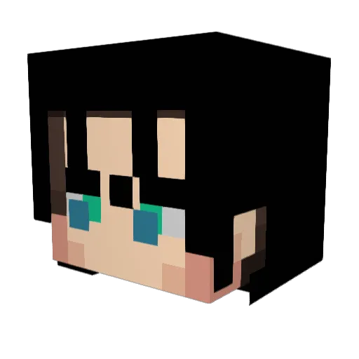 VladTepes03 Minecraft avatar head, 3D render