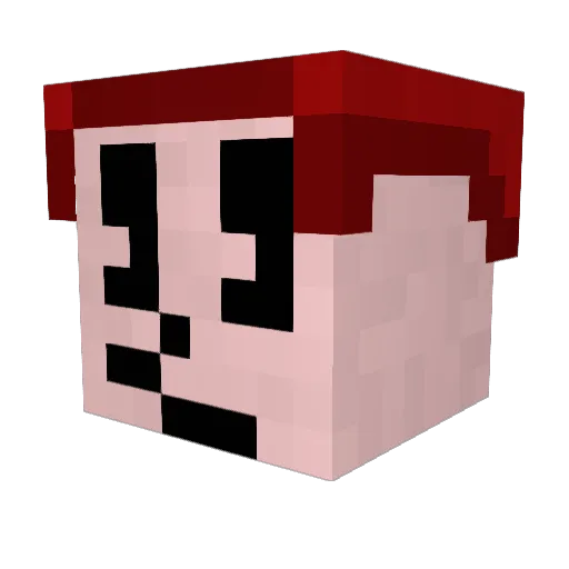 VladTheLad64 Minecraft avatar head, 3D render