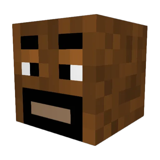 VladXY Minecraft avatar head, 3D render