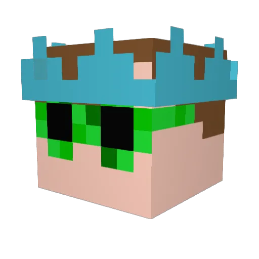Vlad_Per Minecraft avatar head, 3D render