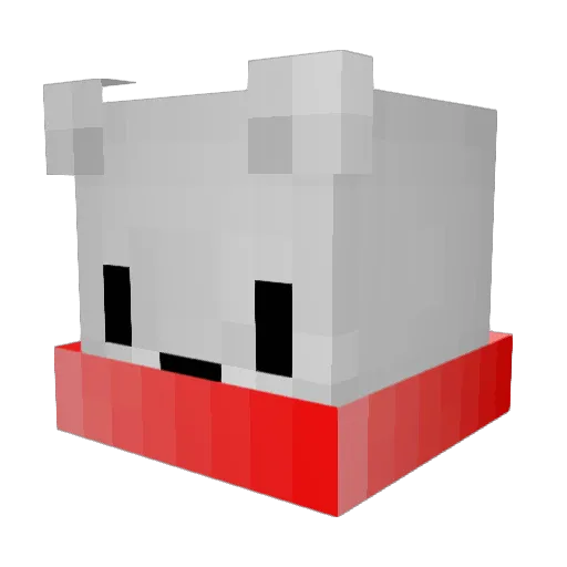 VladaMC_ Minecraft avatar head, 3D render