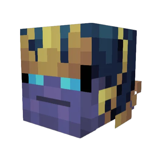 Vladesku Minecraft avatar head, 3D render