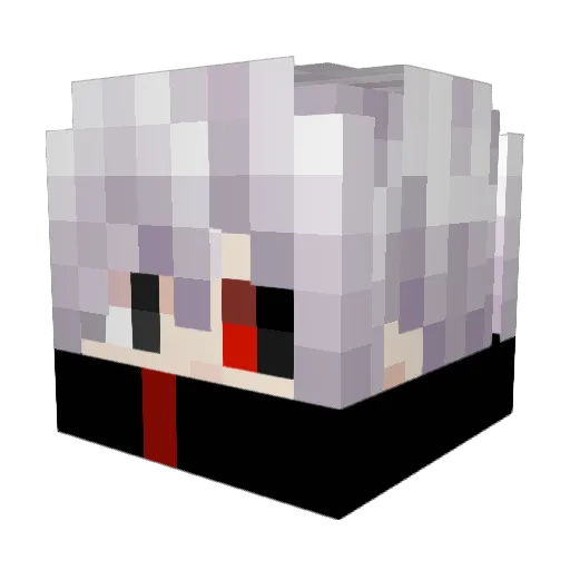 Vladex054 Minecraft avatar head, 3D render