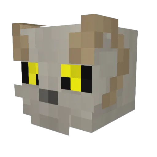 Vladgobby Minecraft avatar head, 3D render