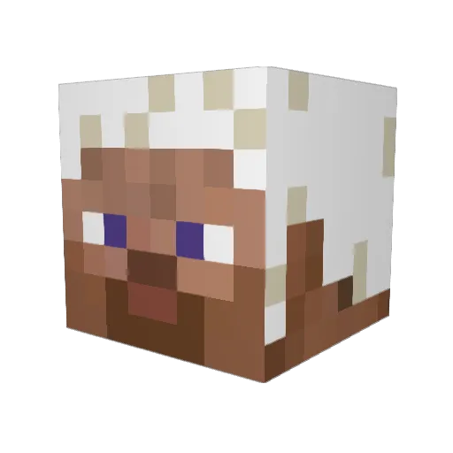VladikaGames Minecraft avatar head, 3D render