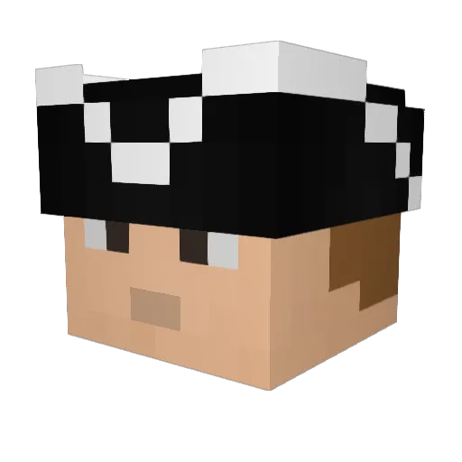 Vladimir4103 Minecraft avatar head, 3D render