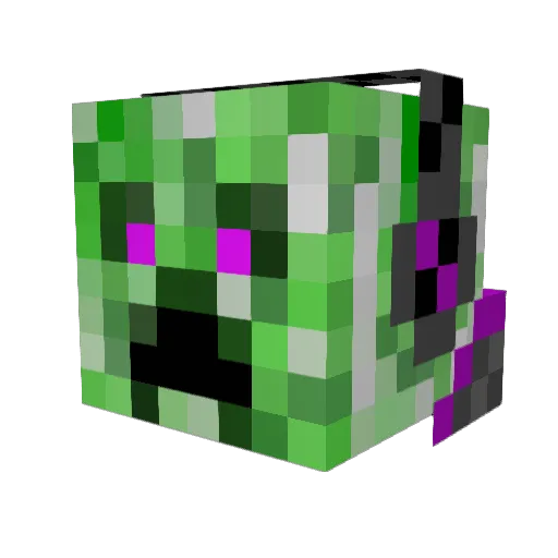 Vladimiruss Minecraft avatar head, 3D render