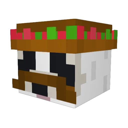 VladimrStabinski Minecraft avatar head, 3D render
