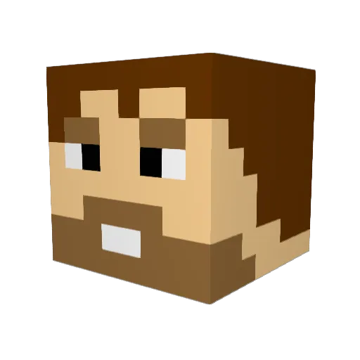 Vladislav997 Minecraft avatar head, 3D render